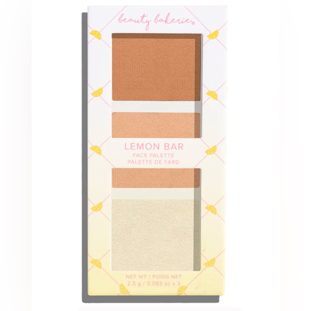 NEW Beauty Bakerie Lemon Bar Bronzer Highlight Palette 2.5 g / 0.083 oz